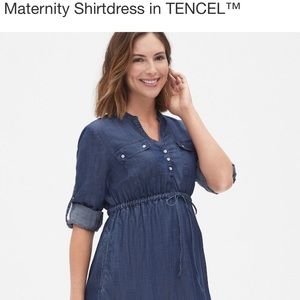 Gap Maternity Shirtdress in TENCEL